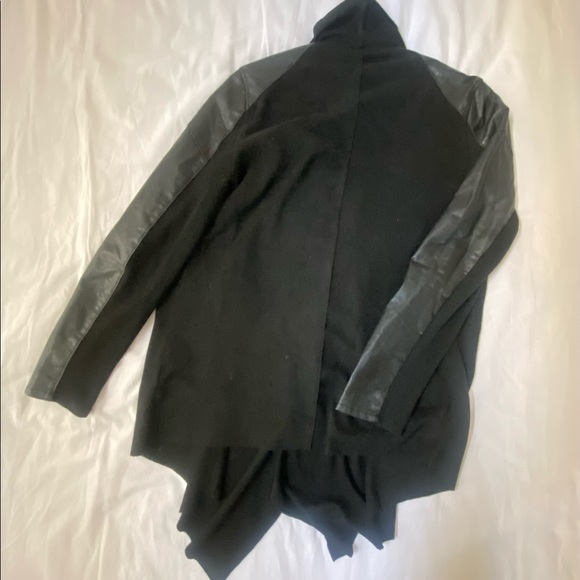 BLANK NYC Black Faux Leather and Suede Jacket - Picture 3 of 3